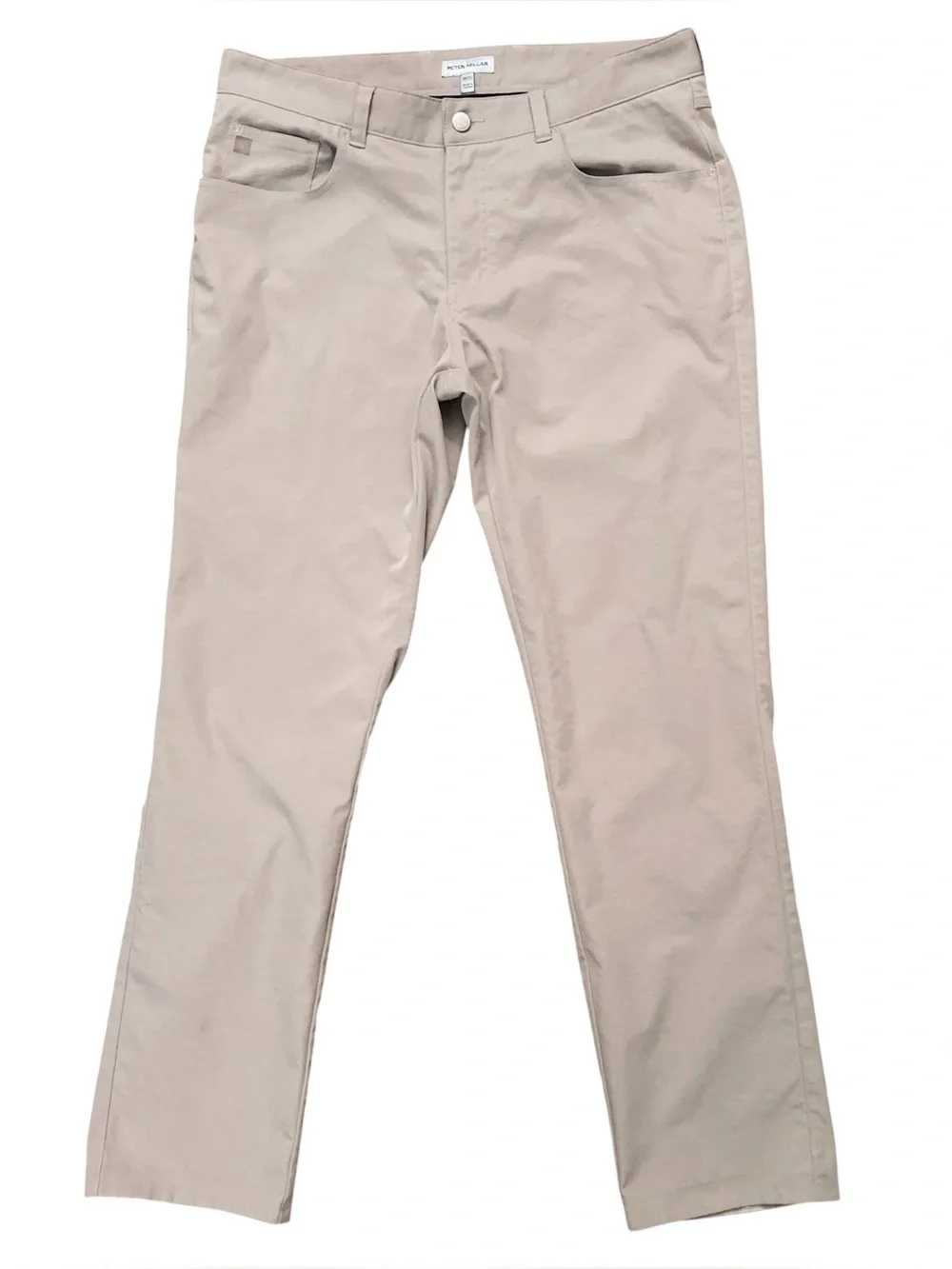 Peter Millar eb66 Performance Five Pocket Pants Mens Size 34x32 Golf Beige